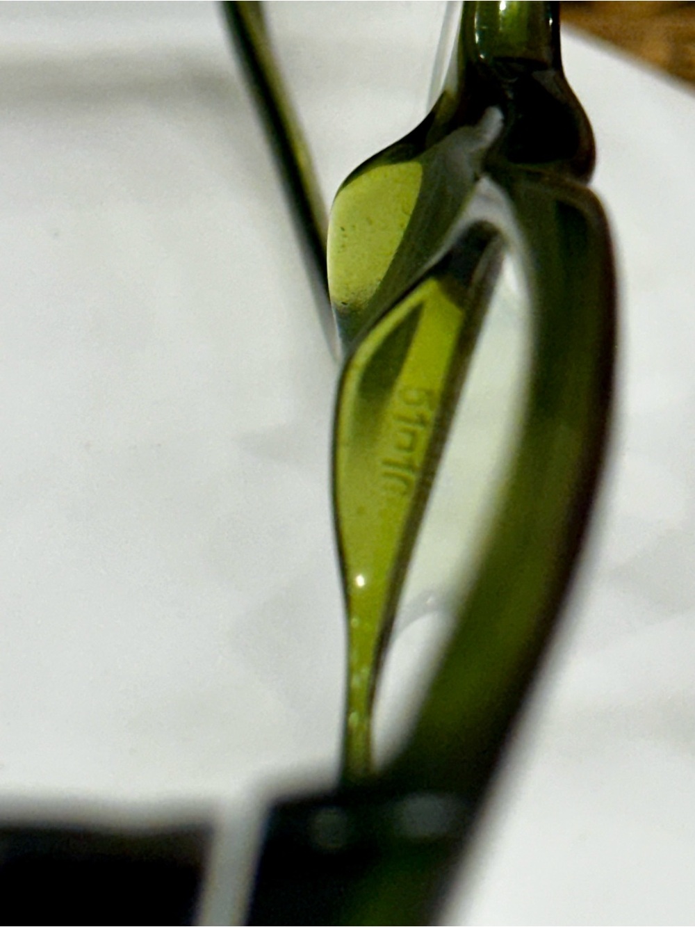 Prada Project Green Jeweled Rx Eyeglass Frames, 1 broken temple tip w/Prada Case - Picture 15 of 17